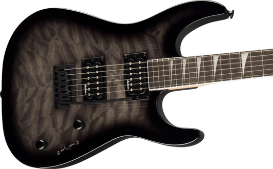 Jackson JS Series Dinky JS20 DKQ 2PT Electric Guitar | Transparent Black