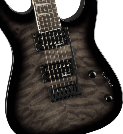 Jackson JS Series Dinky JS20 DKQ 2PT Electric Guitar | Transparent Black