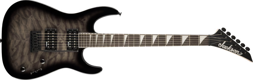 Jackson JS Series Dinky JS20 DKQ 2PT Electric Guitar | Transparent Black