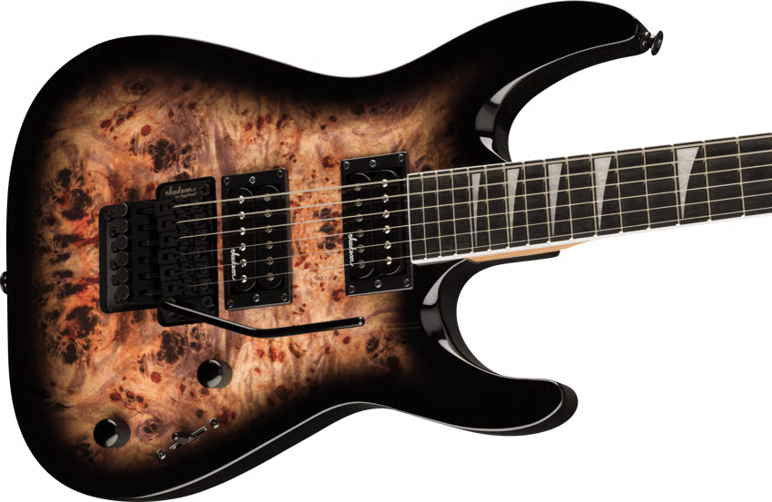 Jackson JS Series Dinky JS32 DKAP | Amaranth | Trasnparent Black Burst