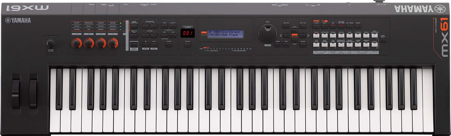 YAMAHA MX61 SYNTHESIZER BLACK