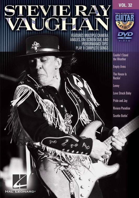 STEVIE RAY VAUGHAN GUITAR PLAY ALONG DVD V32