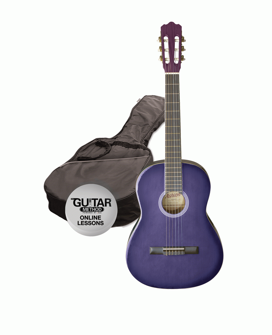 1/2 SIZE CLASSICAL GTR PACK TRANS PURPLE CG12