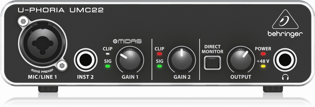 BEHRINGER U-PHORIA UMC22 INTERFACE