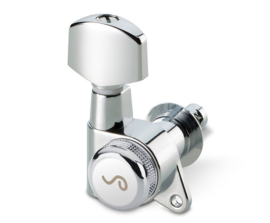MACHINE HEADS 6-IN-LINE REAR LOCK 2000 CHROME