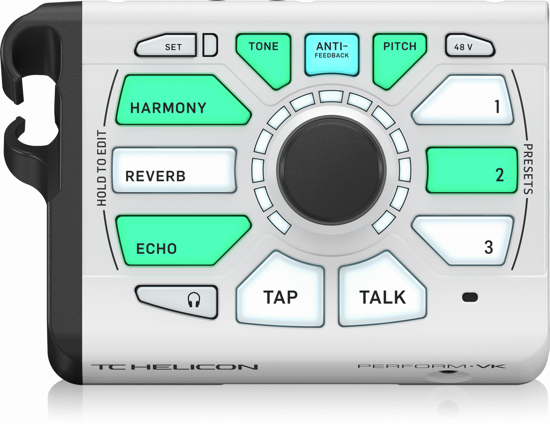 TC HELICON PERFORM-VK WHITE VOCAL PROCESSOR