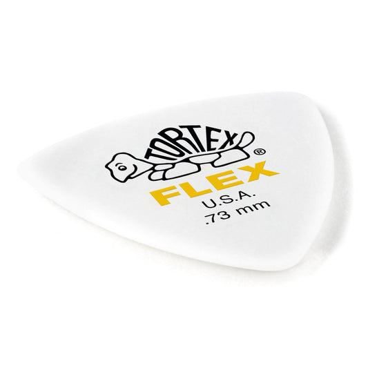 Dunlop .73 Tortex Flex Triangle Guitar Picks Pack of 6