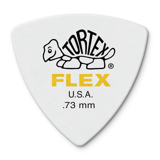 Dunlop .73 Tortex Flex Triangle Guitar Picks Pack of 6
