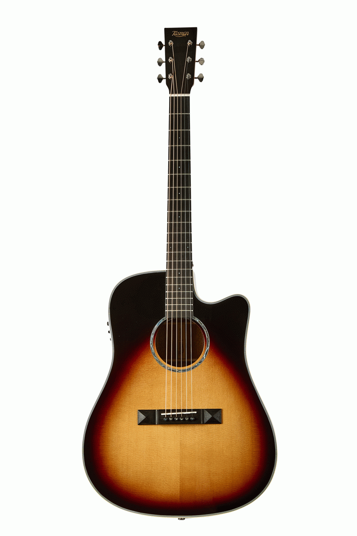 TASMAN TA300-CE CUTAWAY ACOUSTIC ELECTRIC W/CASE