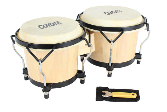 Coyote 5063N Latin Bongos - Natural