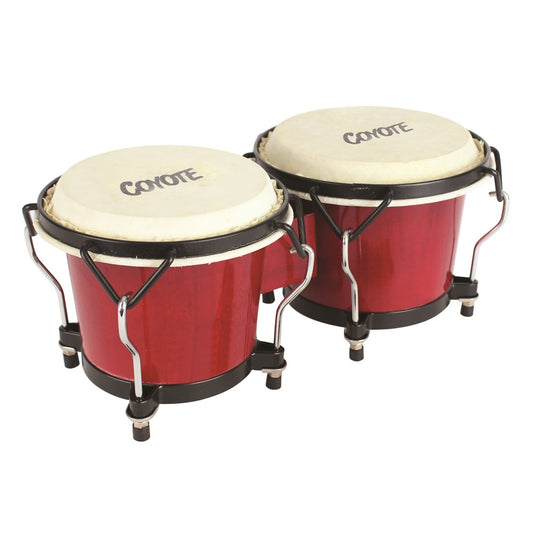 Coyote 5063WR Latin Bongos - Wine Red