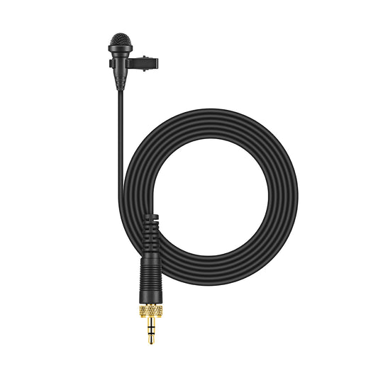 Omnidirectional electret condenser lavalier with clip and grille