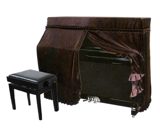 PIANO COVER SUITE UPRIGHT FULL BROWN UP5