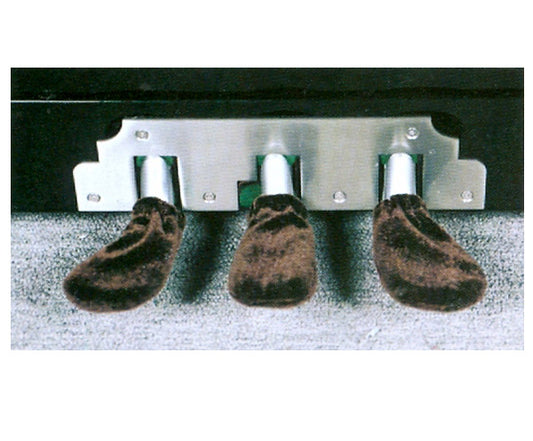 PIANO PEDAL COVER BROWN 3 PIECES