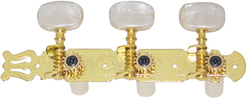 CLASSICAL MACHINE HEADS 3-A-SIDE 35MM GOLD