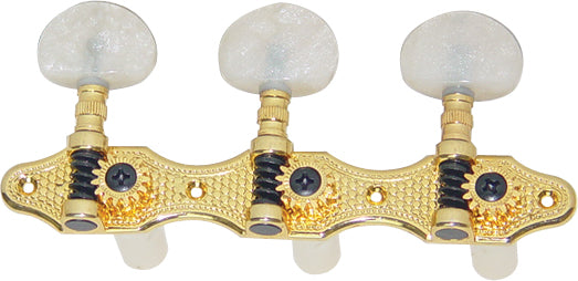 CLASSICAL MACHINE HEADS 3-A-SIDE 35MM GOLD GROVE