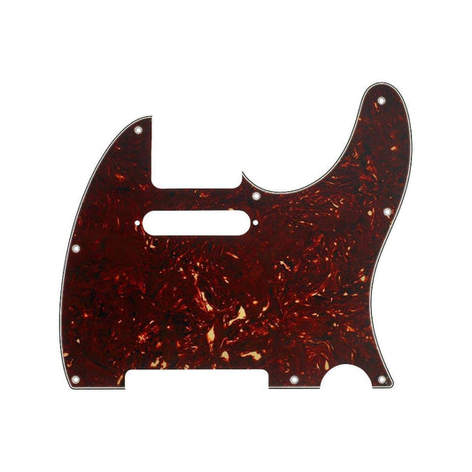 TELECASTER PICKGUARD 8 HOLE TORTOISE SHELL
