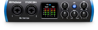 PRESONUS STUDIO 24C USB-C AUDIO INTERFACE 2 MIC PRES