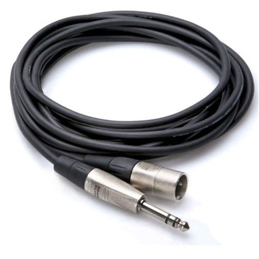 Hosa HSX020 Pro Balanced Interconnect REAN 1/4" TRS To XLRM