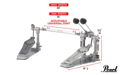 Pearl P932 Longboard Double Bass Drum Pedal With Interchangable Cam | Demon Style