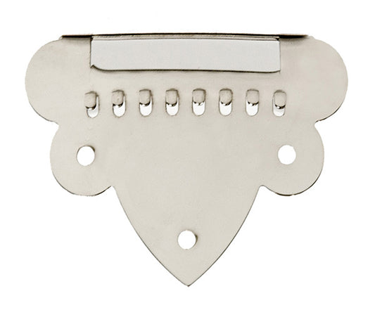 MANDOLIN TAILPIECE NICKEL ANGLED