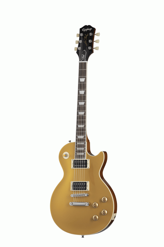 EPIPHONE SLASH LES PAUL METALLIC GOLD IN CASE