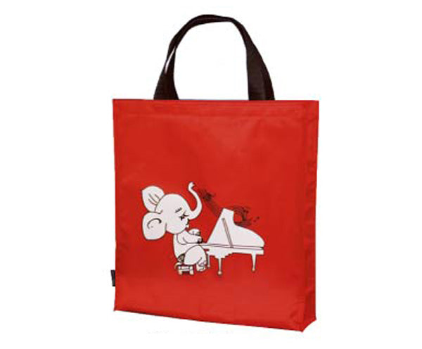 MUSIC CARRY BAG TALL RED ELEPH PIANO
