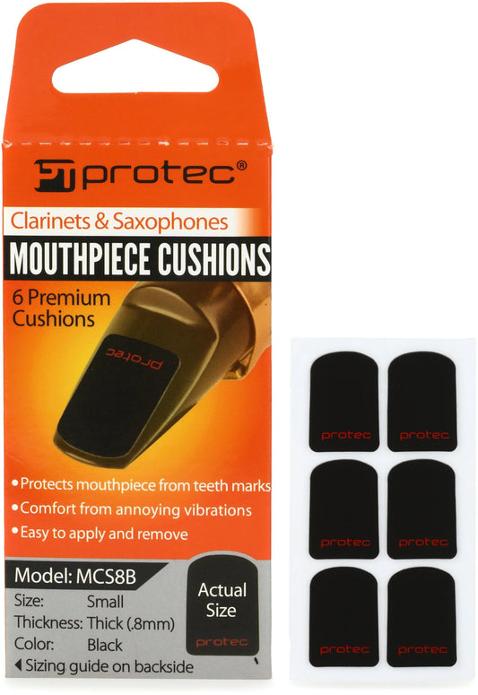 SMALL MOUTHPIECE CUSHIONS .8MM QTY 6