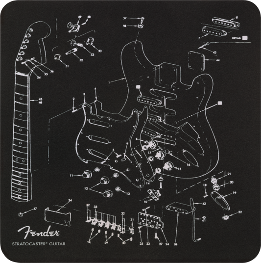 Fender Exploded Strat Mousepad