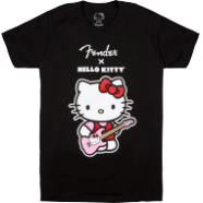Fender x Hello Kitty Front Logo Tee Medium | Black
