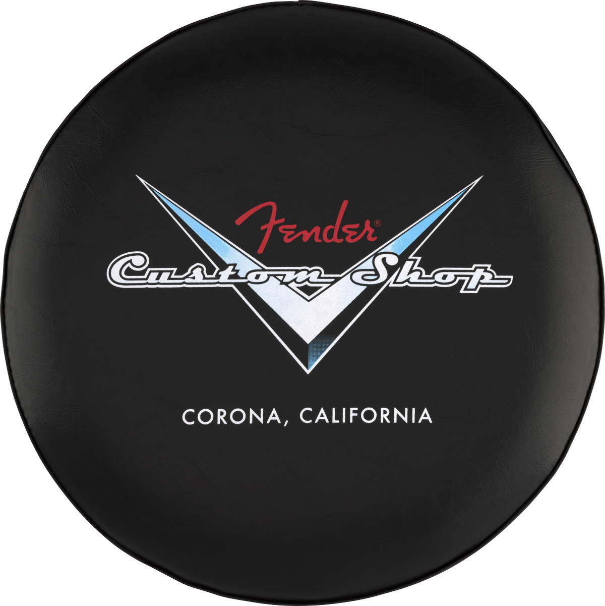 Fender Custom Shop Chevron Logo Barstool Black/Chrome 30