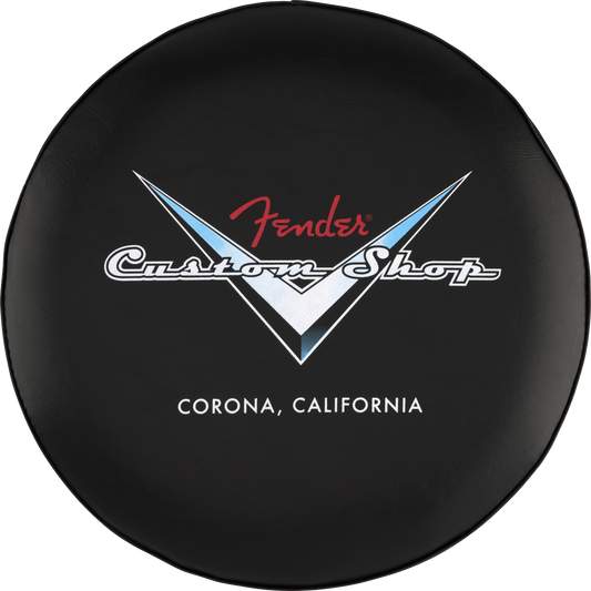 Fender Custom Shop Chevron Logo Barstool Black/Chrome 30