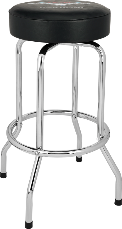 Fender Custom Shop Chevron Logo Barstool Black/Chrome 30
