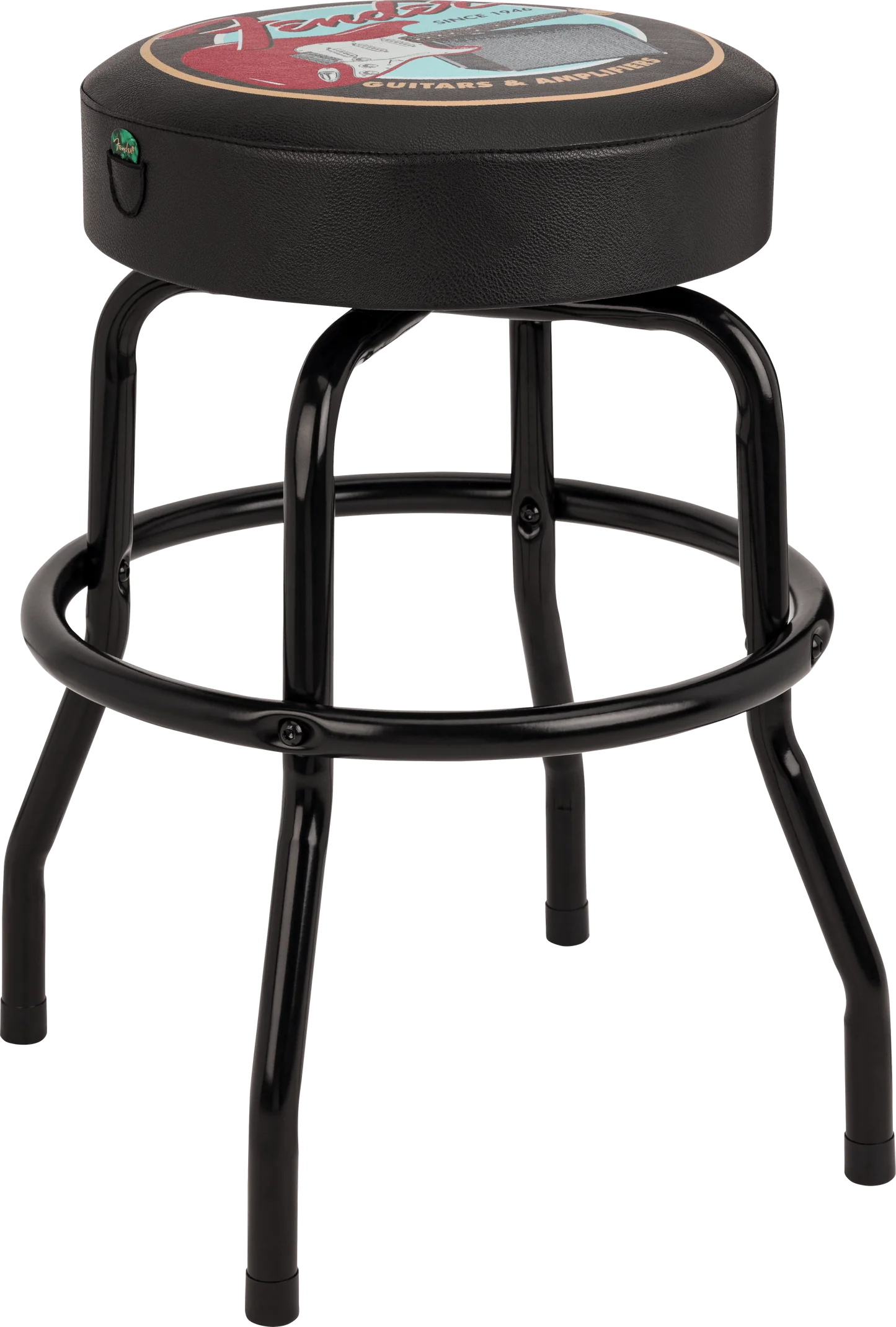 Fender Guitars & Amps Pick Pouch Barstool Black/Black 24