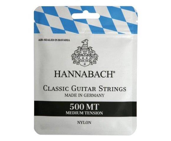 #97772 HANNABACH SET 500 MEDIUM TENSION CLASSICAL GUITAR