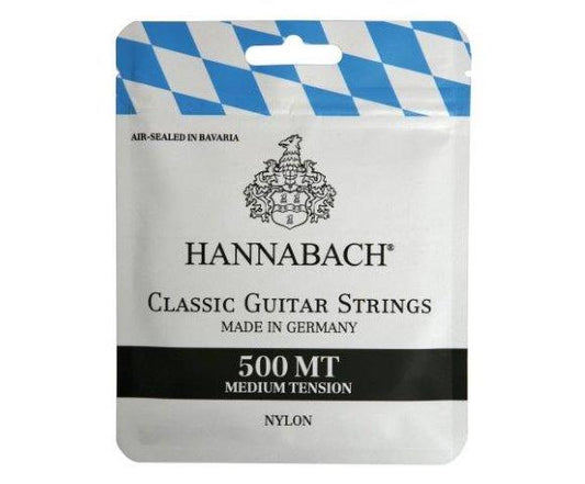 #97772 HANNABACH SET 500 MEDIUM TENSION CLASSICAL GUITAR