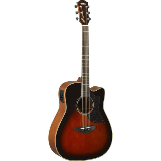 YAMAHA A1M DREADNAUGHT CUTAWAY BROWN SUNBURST