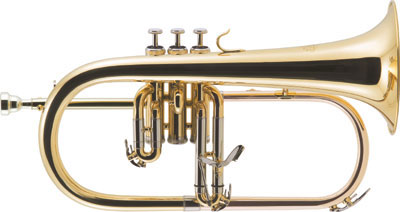 J.Michael FG500 Flugel Horn (Bb) in Clear Lacquer Finish w/case