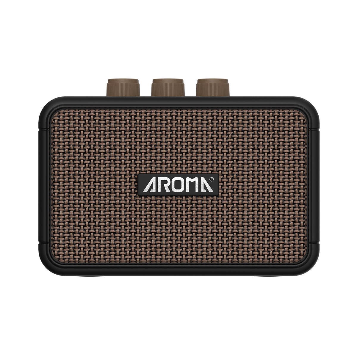 Aroma 5W Electric Guitar Rechargeable Portable Amplifier Black [AG-04}