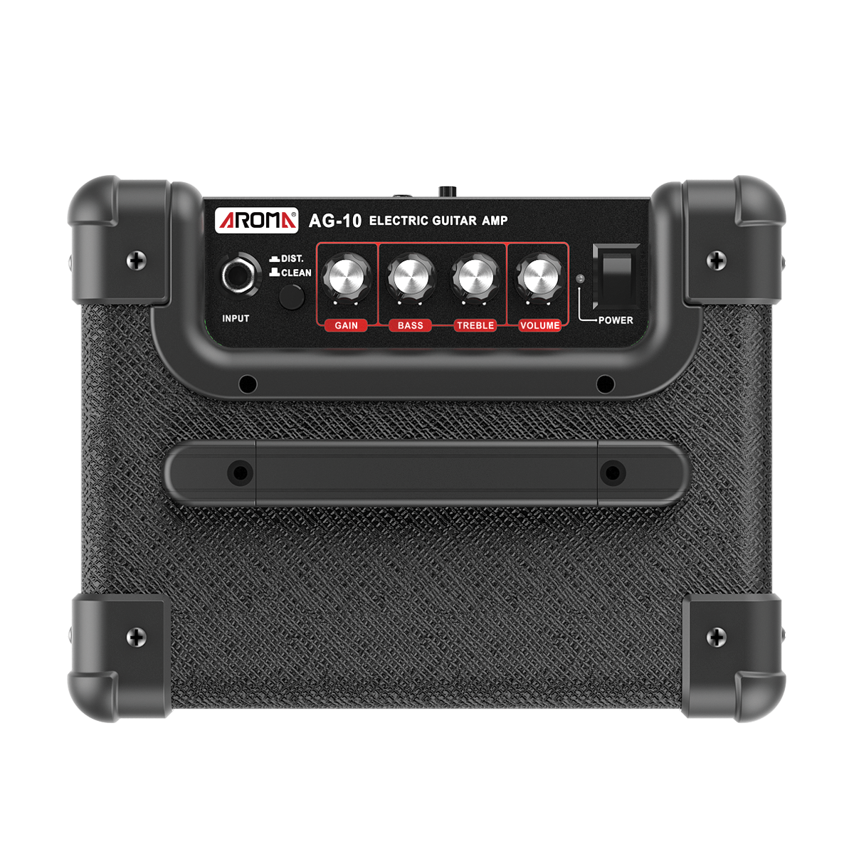 Aroma AG10BK 10W Black Electric Guitar Portable Amplifier