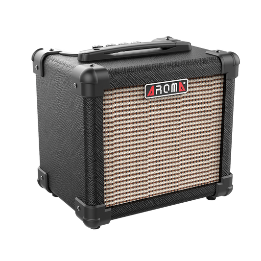 Aroma AG10BK 10W Black Electric Guitar Portable Amplifier