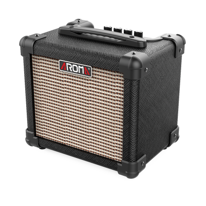Aroma AG10BK 10W Black Electric Guitar Portable Amplifier