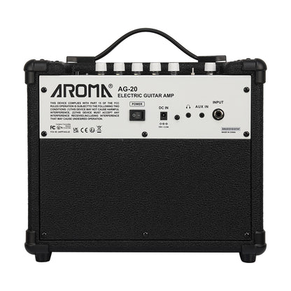 Aroma AG-20 Black 20W Electric Guitar Amplifier