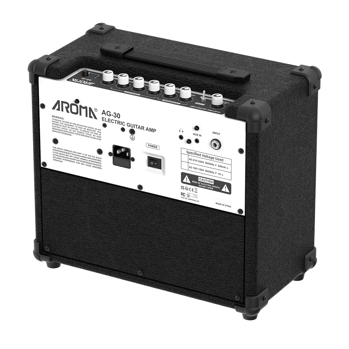 Aroma AG-30 Black 30W Electric Guitar Amplifier