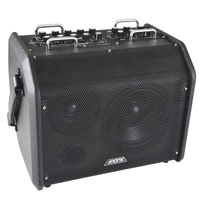 Aroma 80W Acoustic Guitar Rechargeable Amplifier [AG80A]