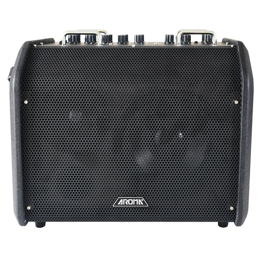 Aroma 80W Acoustic Guitar Rechargeable Amplifier [AG80A]