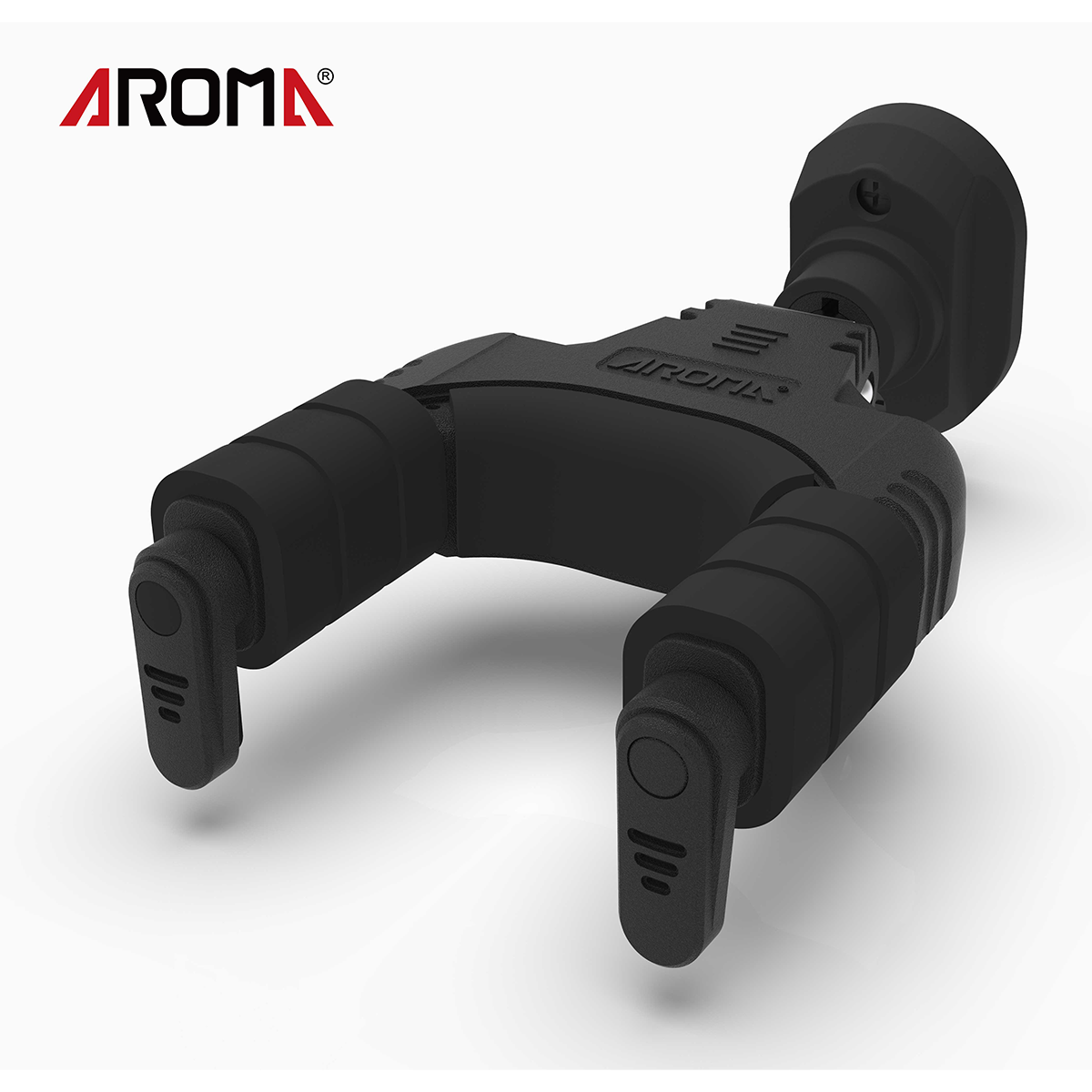 Aroma Locking Guitar Wall Hanger Plastic Wall screw-in Mount [AH-89]