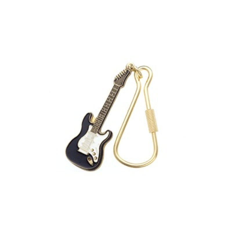 AIM Strat Guitar Keychain  | Black