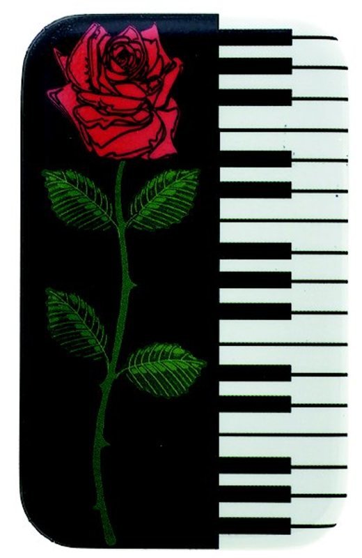 AIM Rose Musical Keyboard Magnet