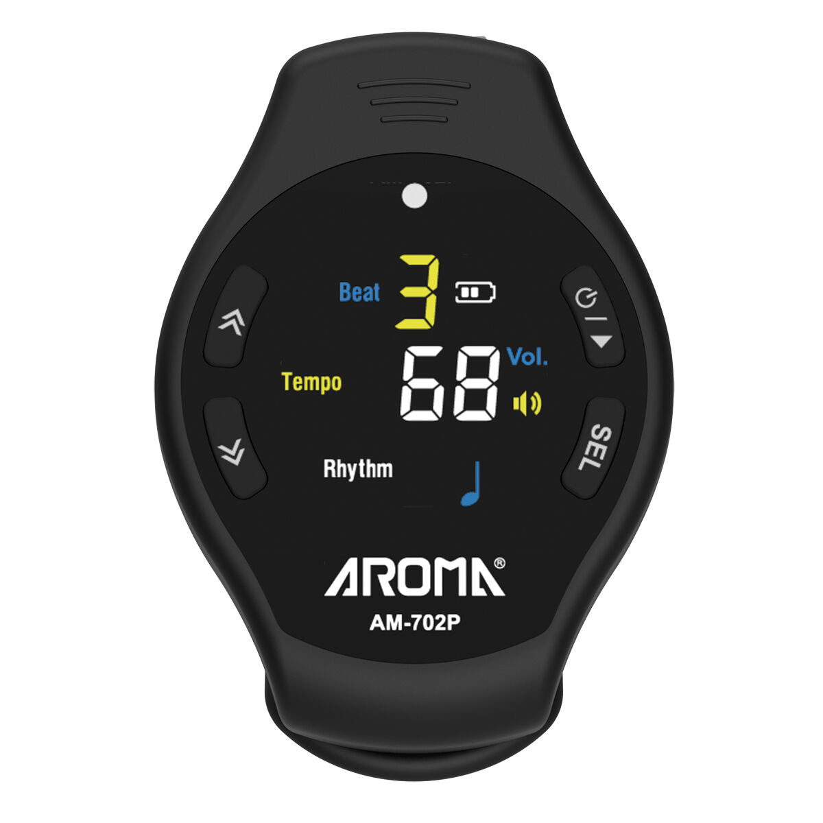 Aroma Clip-On Rechargeable Digital Metronome [AM-702P]